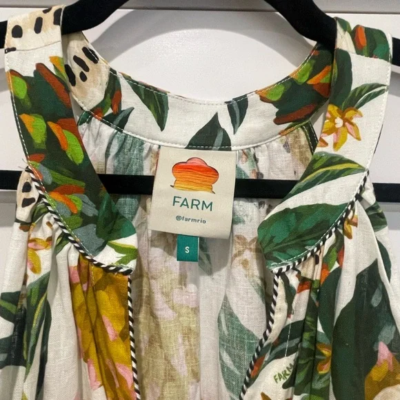 Farm Rio Birbia Maxi dress, size small! WORN ONCE! - Picture 3 of 4